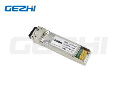 中国 10Gbps CWDM オプティカルトランシーバーモジュール SFP+ ZR 80km 1490nm SFP EML LD 販売のため