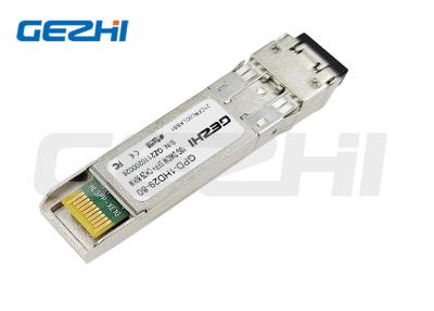 China 10GBASE SFP+ Transceptor óptico DWDM con múltiplexado de división de longitud de onda densa 100% compatible en venta