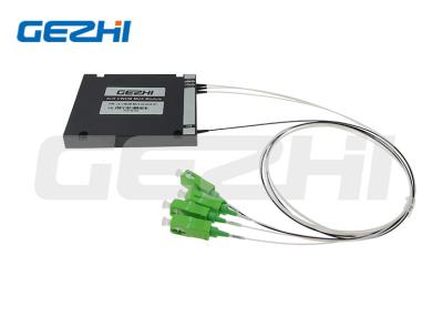 China 3CH CWDM Mux Module ABS Box com comprimento de onda e conector personalizados à venda