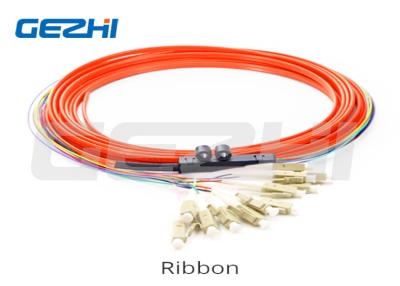 China 4-24 Fibers OM1/OM2 Multimode LC/SC/FC/ST/LSH Fiber Optic Pigtail for sale