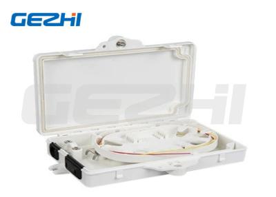 China 2 Cores Fiber Optical Termination Box with Compact Design and Adapter Capacity 2pcs for sale