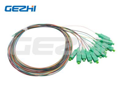 China SC/APC Fiberoptic Pigtail 9/125 Fiber Pigtail Patch Cord Pigtail Fiberoptic Patch Cord zu verkaufen