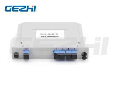 중국 SC/UPC 1*4 Insert Type Fiber Optic PLC Splitter with Operating Wavelength Range 1260～1650 Return Loss 55 판매용