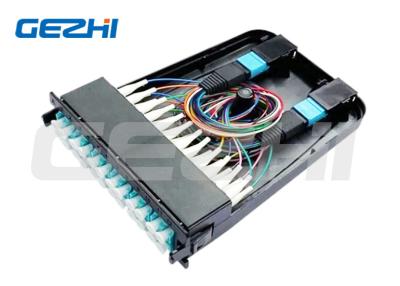 China Fiber Optic MPO 1U 12~144 cores Cassette Module for sale