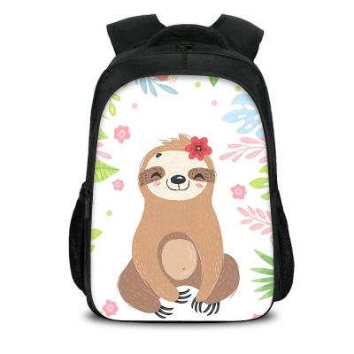 China Waterproof custom pattern printing backpack simple design child school bag pack kids school bag nylon backpack for kids 2022 for sale