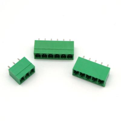 China Wire Supplier 2 Terminal 3.81Mm Pitch Printed Circuit Boards Teminal Direct Connecting Plug In Easy To Use Wire Blocks for sale