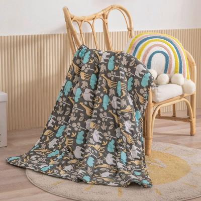 China Wholesale Anti-Pull Stock Printed Sensory Kids Weighted Autism Blanket for sale