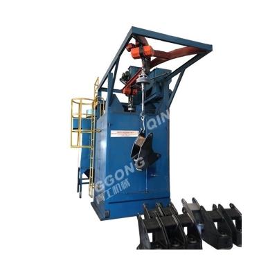 China Building Material Stores Qinggong Hanger Shot Blasting Equipment Aluminum Rims Shot Blasting Machine for sale