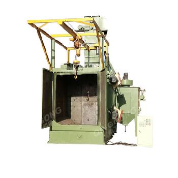 China Type shot blasting building material stores china alloy wheel shot blasting equipment / hanger machine for sale