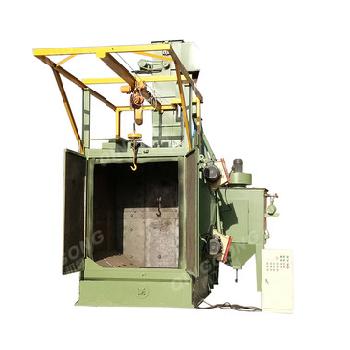 China Building Material Stores QINGGONG q378 Double Hanger Shot Blasting Machine / Hanger Type Shot Blasting Machine for sale