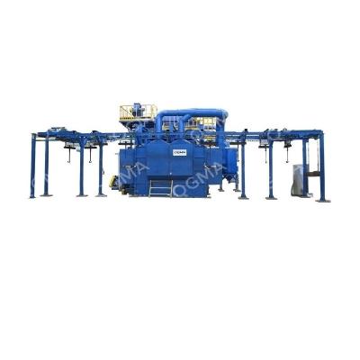 China Hanging type chain shot building material stores q38 series machine / over conveyor balsting shot blasting system for sale