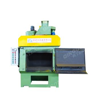 China qr3210 plant tumble belt type shot blasting equipment / sand blasting device tumble belt for sale