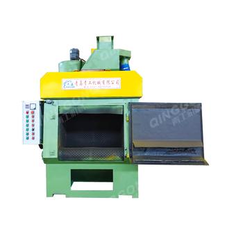 China Factory qr3210 type tumble belt equipment rubber belt type blasting device / sand blasting tumble for sale