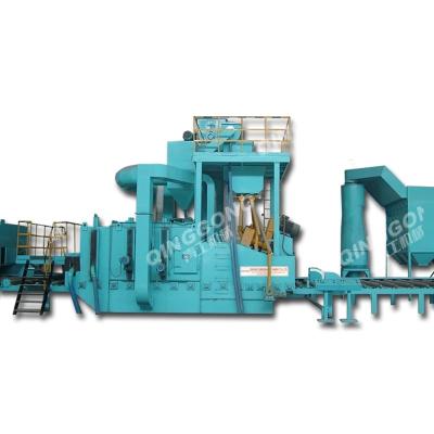 China Building Material Shops Removing Oxide Skin From Steel Oxide Removing Skin From Steel Automatic Steel Plate Pretreatment Line for sale