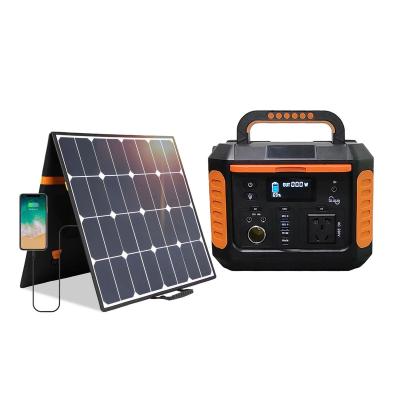 China OEM Custom Wireless Charging 500W 1000w 600w 800W 1000 1500 Watts 220W Battery Power Banks Portable Power Station with Solar Panel Generator for sale