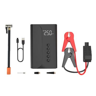 China 2022 New Portable Jump Starter 2 in 1 with Built-in Compressor Inflator Compressor Car Inflator for Car Motor Bike Ball Compressor DP11 for sale