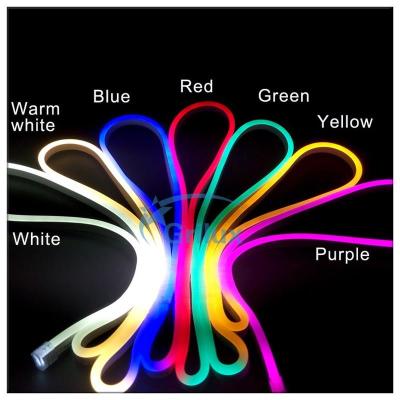 China Outdoor decoration led neon flex high lumens rgb led flex neon ip 65 24v rgb multi color led neon flex rgb 12v led neon for sale