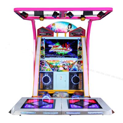 China Attractive Multi Game Amusement Indoor Playground DDR Arcade Colorful Pedal Coin Operated for sale