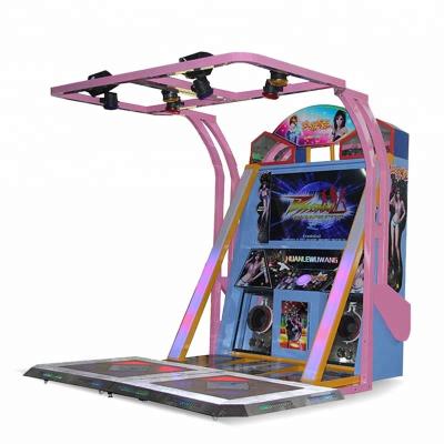 China High Fidelity Amusement Indoor Playground DDR Arcade , Dance Dance Revolution Machine Cabinet for sale