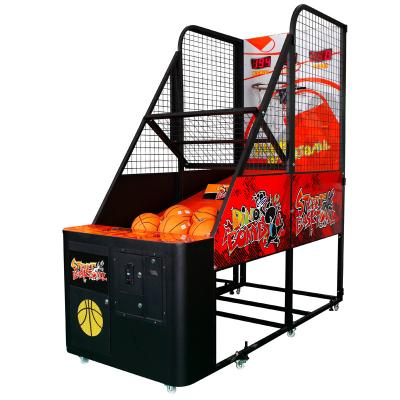 China Free Cutom CAD Layouts Street Hoops Basketball Arcade Cabinet , Basketball Pinball Machine for sale