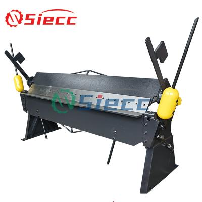 China Building material shops metal sheet bender and segment blade manual bending machine, finger pan press brake for sale