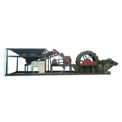 China High quality sand making and sand washing cyclone with screen and pumping compact sand making and washing machine for sale