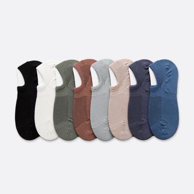 China Hot Sale QUICK DRY Summer Hot Sale Amazon Cotton Comfortable Half Mesh Breathable Invisible Socks Men for sale