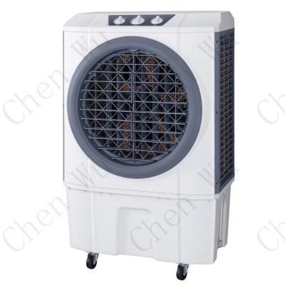 China Household dormitory air hotel factory price indoor and semi-outdoor evaporative cooler portable water cooled fan for sale