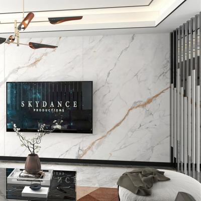 China Wear resistance High Quality 1600x3200 9 mm porcelain polished glazed slab tile slabs ceramic floor tiles material designs for sale