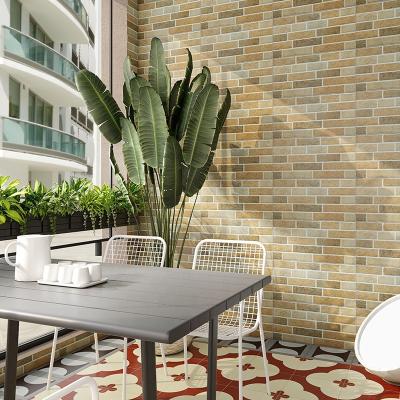 China Country matt surface exterior wall decoration tile rustic country style wall brick porcelain tile for sale