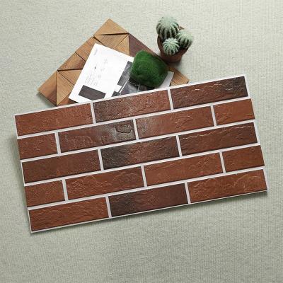 China Country background outdoor wall artical culture stone ceramic 300*600mm brick wall decoration porcelain tile for sale