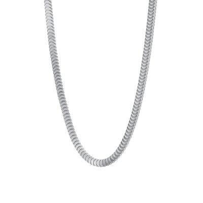 China 2022 New High Quality Gold Plated Thick Stainless Steel Chunky Chain Geometric Necklace For Women for sale