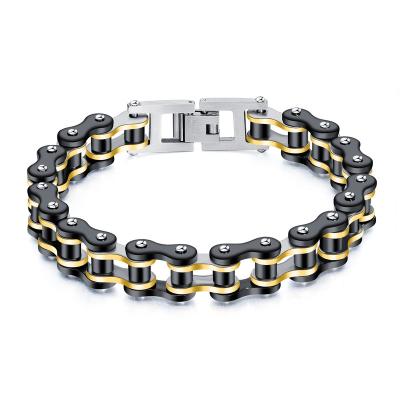 China High quality flexible bracelet men's bracelet the titanium steel chain wholesale personality stainless steel retro bicycle for sale