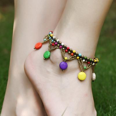 China Wholesale FASHIONABLE anklet anklets for women beaded anklets non to tarnish anklets for sale