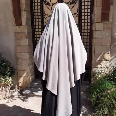 China 2023 Solid Color Middle East Dubai Turkey Polyester Muslim Hijab Nida Scarf For Muslim Ladies Hijab For Women for sale