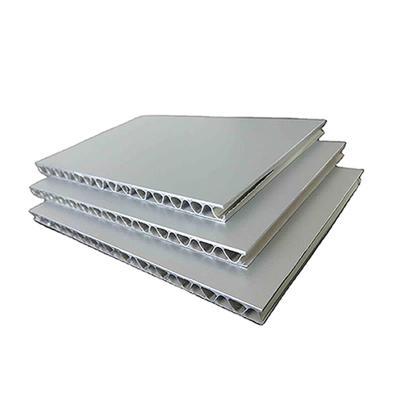 China Better Flatness Premium Corrugated Aluminum Core Customized Modern Aluminum Color Faceplate For Advertising Printing Board for sale