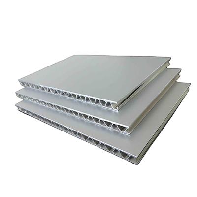 China Improve Flatness Hot Sale Corrugated Aluminum Core Customized Color Corrugated Aluminum Composite Panel For Exterior Wall for sale