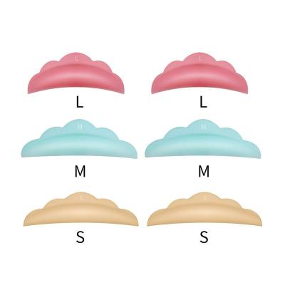 China Disposable Lash Lift Rods Colorful Eyelash Perm Silicone Pads 3 Sizes Reusable Soft Wick Perm Rods For Different Length Eyelash Lifting for sale