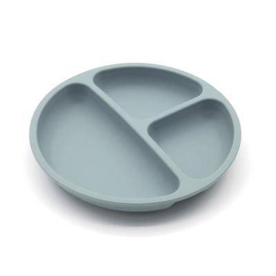 China High Quality Silicone Baby Dinnerware Baby Lunch Dish Stocked Feeding Dish for sale