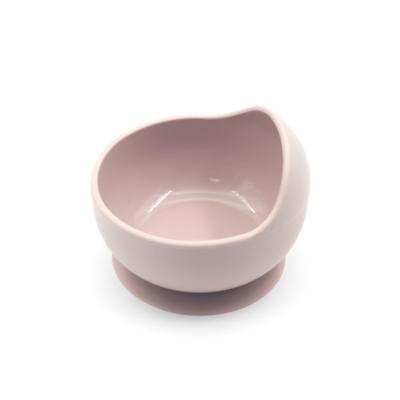 China Stocked Silicone Baby Suction Cup Silicone Rubber Unbreakable Microwave Safe Slip Resistant Feeding Bowl for sale