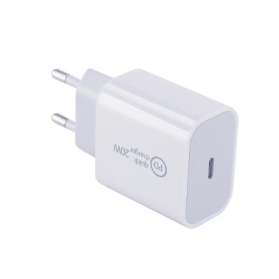 China Wholesale Fast Charging Fast Charging Adapter UK Eu Type C Us PD 20W Wall Charger For Iphone Samsung Adapter for sale