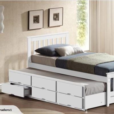 China 3 drawer daybed single bed with caster bed for sale