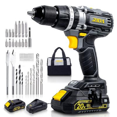 China Hot Sale Powerful Power Drill Cordless Brushless Cordless Drill Driver With High Quality LCD787-9SC for sale