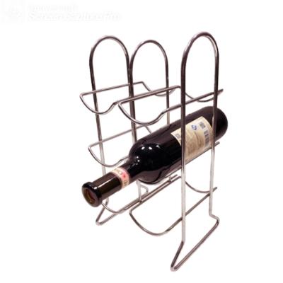 China Stocked Countertop Wine Rack Bottle Wine Rack For Red White Wine Storage for sale