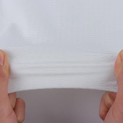 China Wholesale White Stretch T-shirt Fabric Manufacturers, T-shirt T-shirt Fabric Material, 81% Polyester 19% Spandex Sportswear Sports Fabric for sale