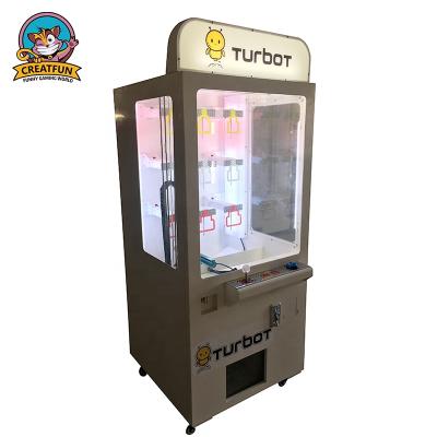 China Can Put Different Gifts Inside Mini Key Master Coin Oprated 9 Hole Vending Machine Doll Crane Professional Game Machine for sale