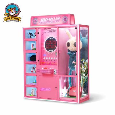 China Metal + Fiberglass 10 Seconds Challenge Coin Operated Gift Vending Game Machine Professional Gaming Machine for sale