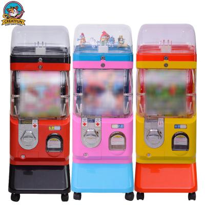 China PC 2019 hot single coin operated toy gumball vending machine capsule toys for sale