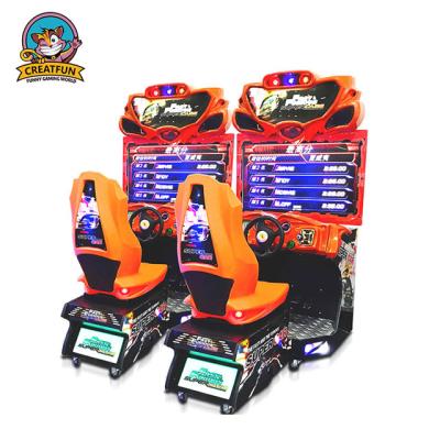 China Entertainment Indoor Hall Gambling Arcade Game India Car Racing Gambling Machine Coin Operated for sale