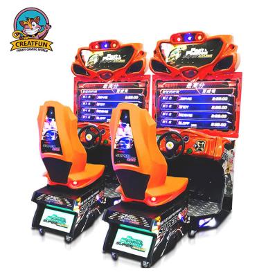 China Entertainment Indoor Hall Coin Operated Motorcycle Racing Arcade Car Racing Game Machine for sale